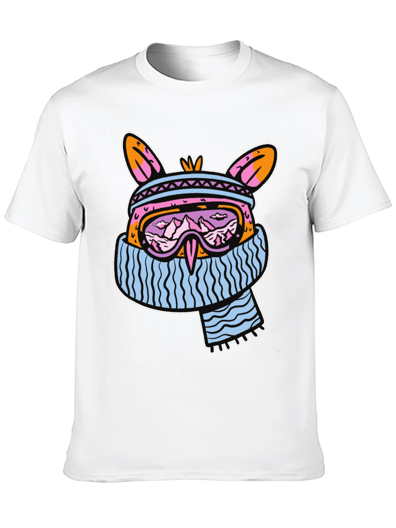 Ski Bunny Graphic Tee - Black Casual Shirt