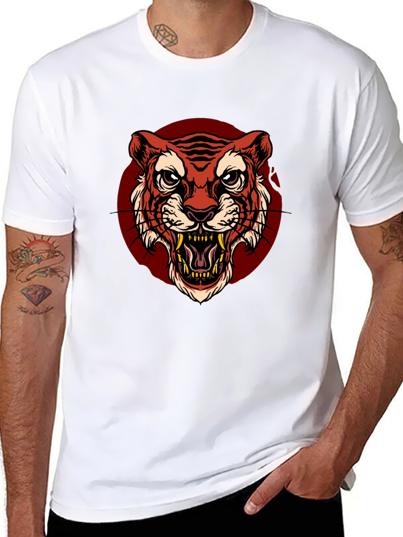 Black Tiger Graphic Tee