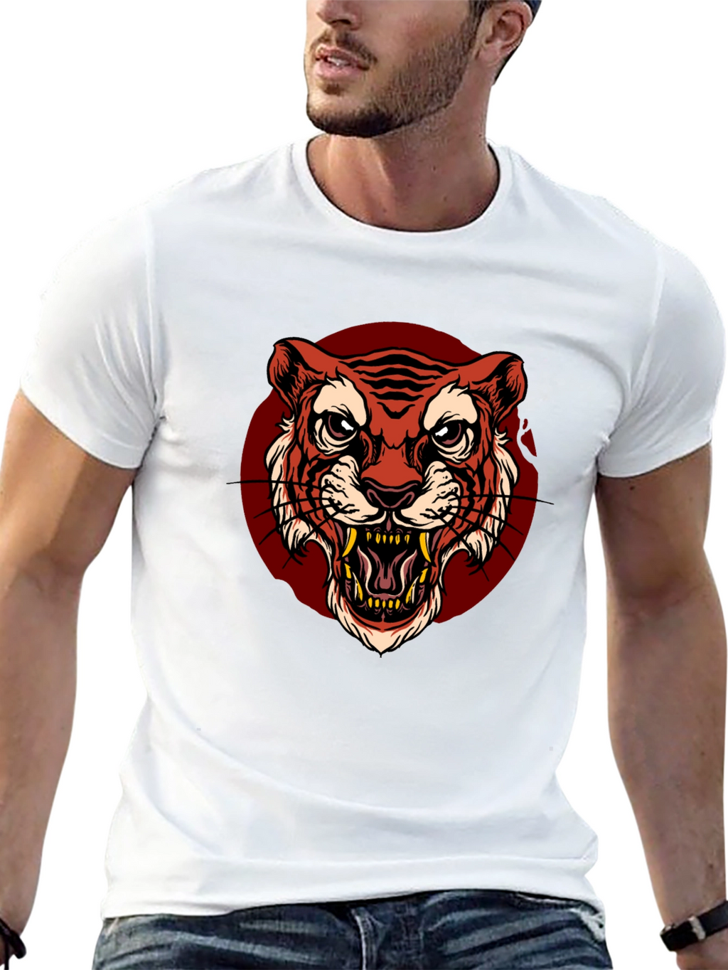 Black Tiger Graphic Tee