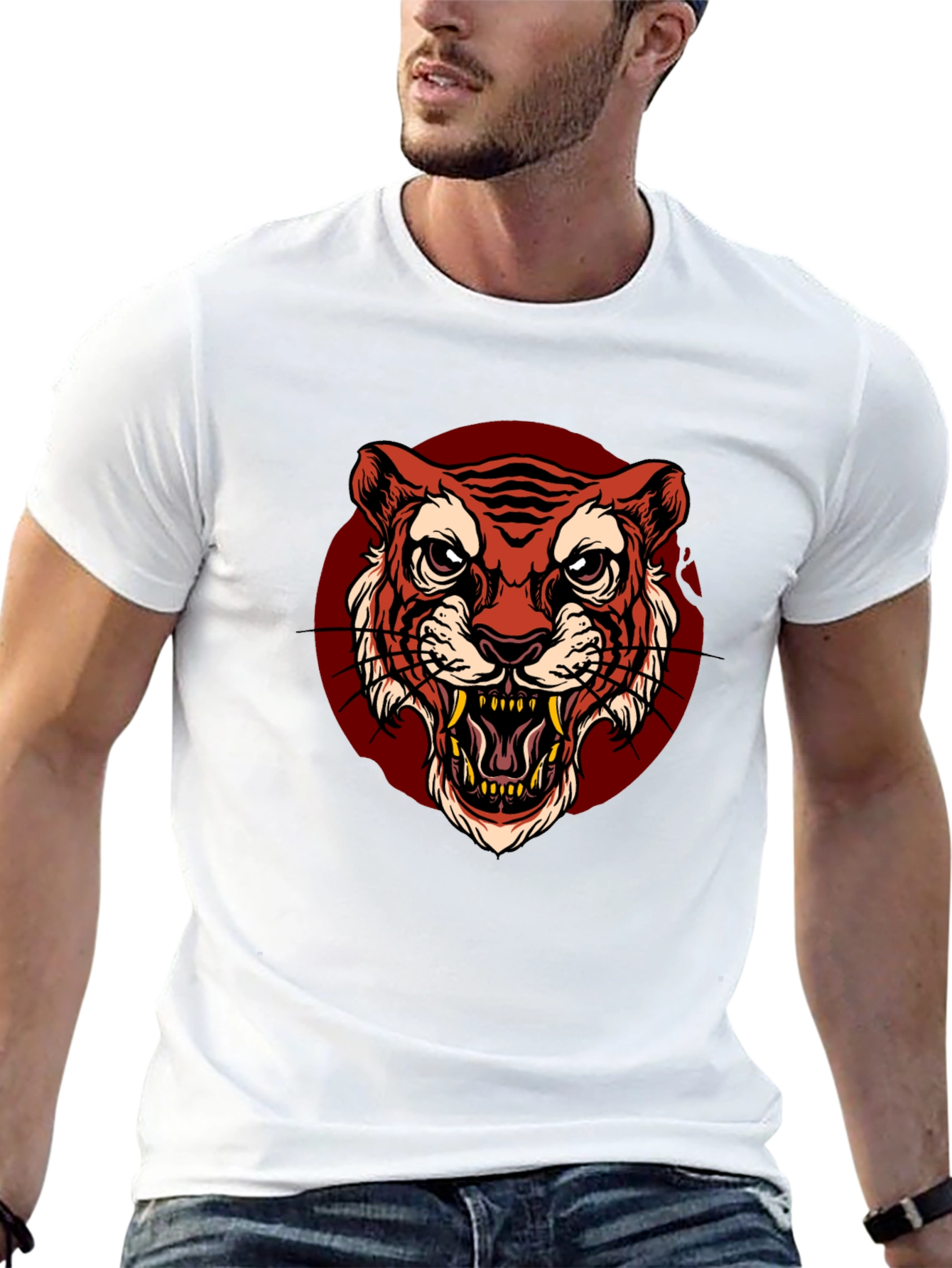 Black Tiger Graphic Tee
