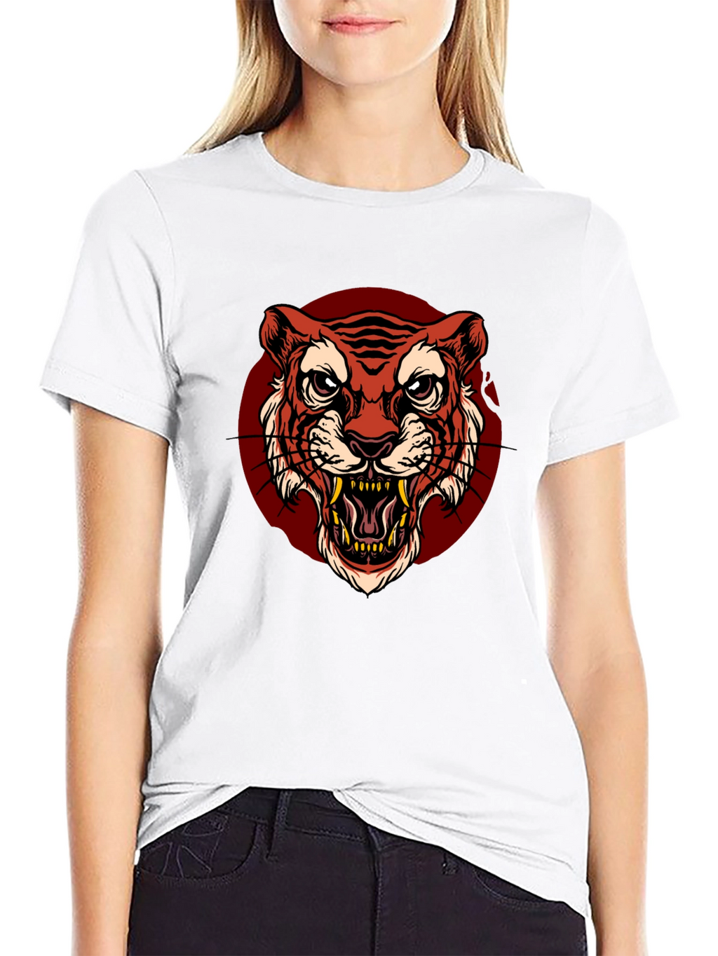Black Tiger Graphic Tee