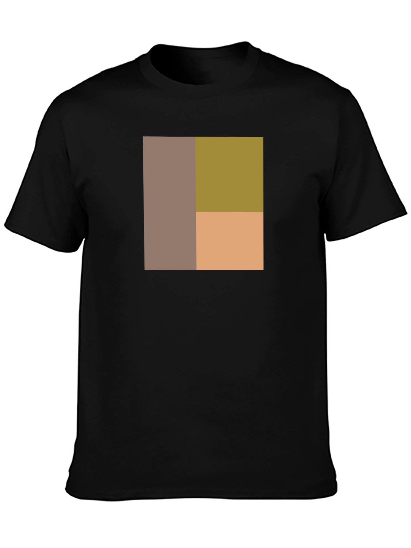 Modern Color Block Tee - Stylish & Unique