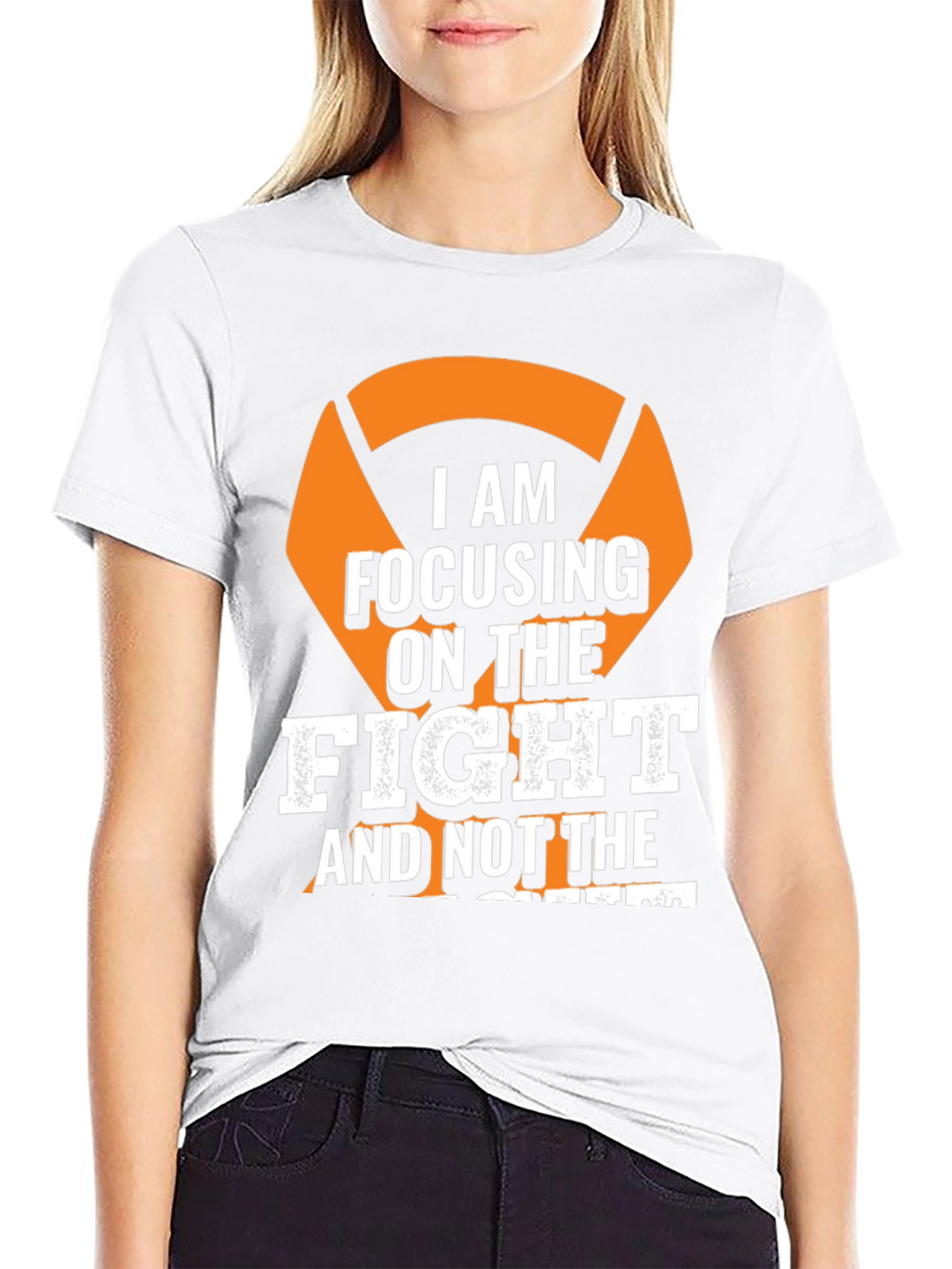 Focus on The Fight T-Shirt - Motivational Tee