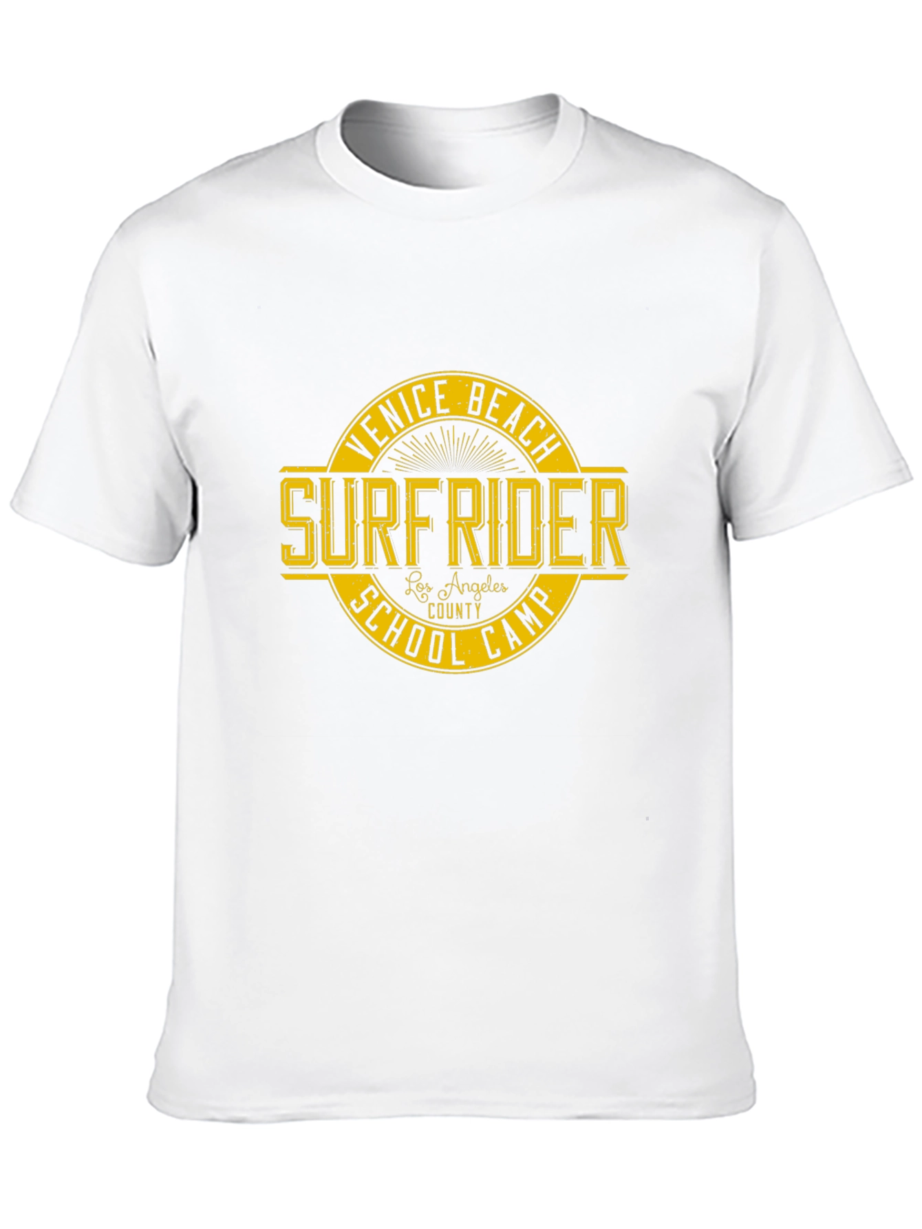 Venice Beach Surfrider School Camp Graphic T-Shirt