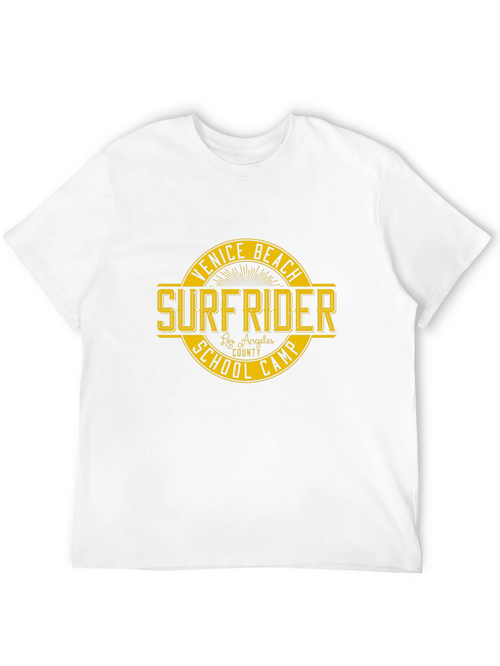 Venice Beach Surfrider School Camp Graphic T-Shirt
