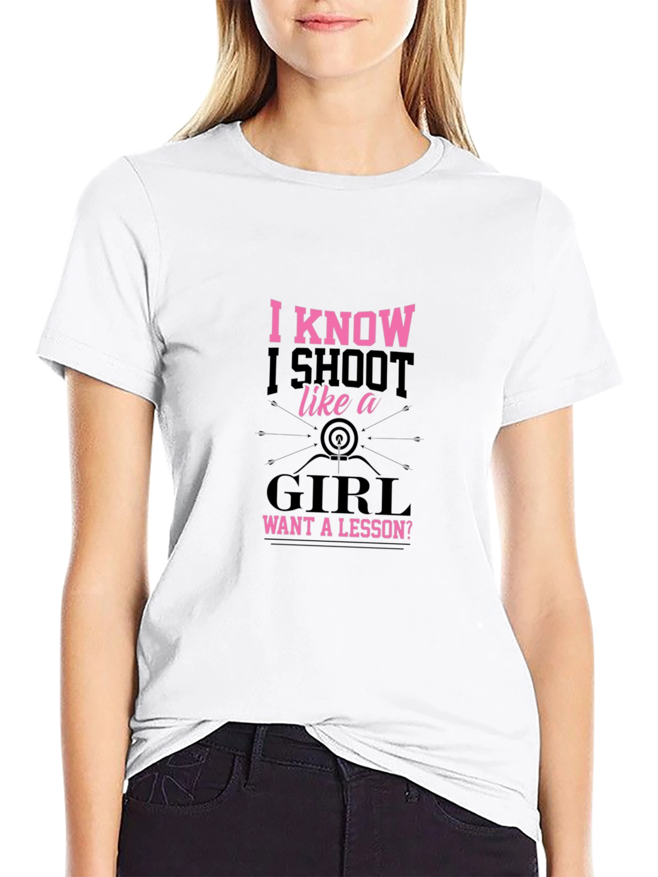 I Shoot Like a Girl T-Shirt Archery Tee