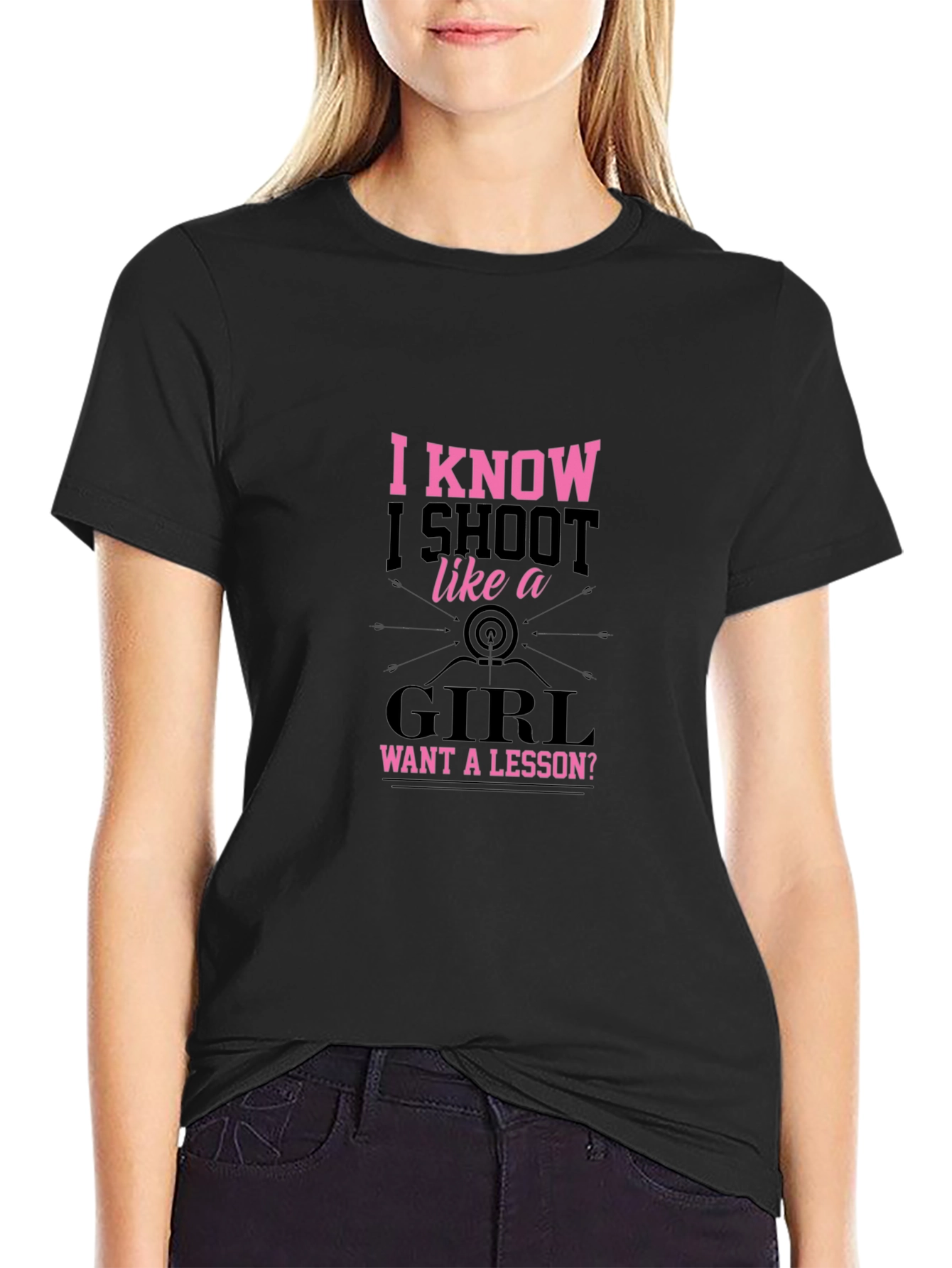 I Shoot Like a Girl T-Shirt Archery Tee