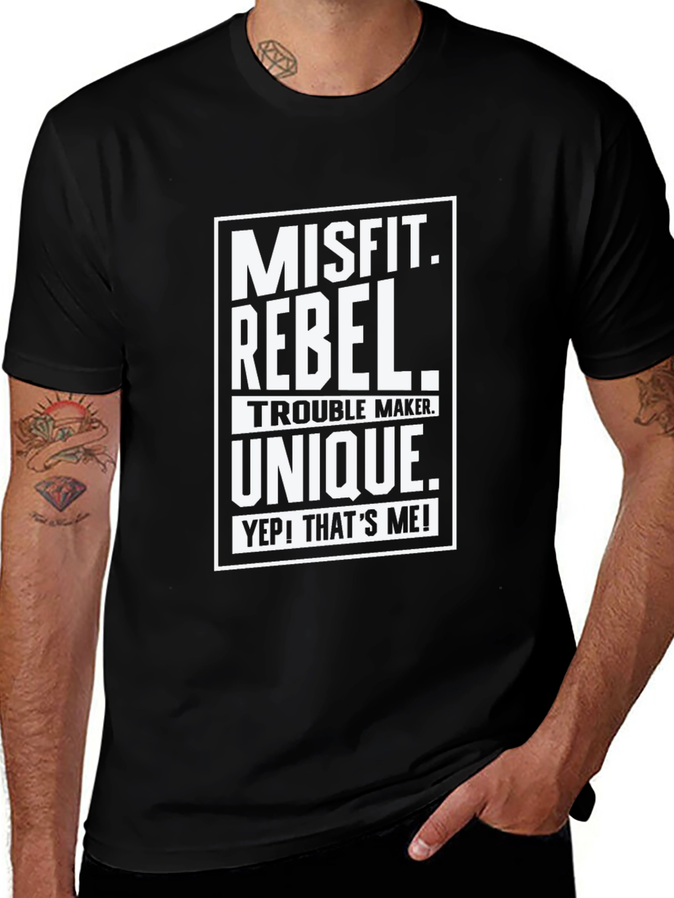 Misfit Rebel T-Shirt - Unique Graphic Tee