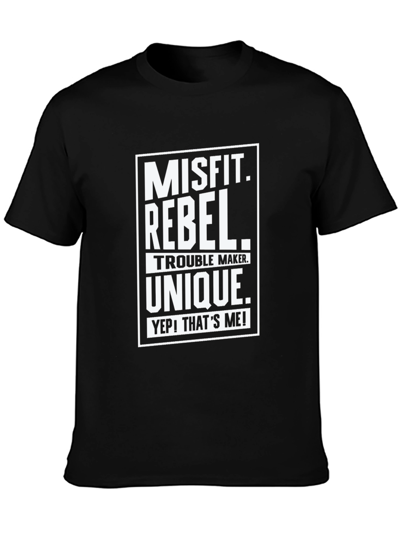Misfit Rebel T-Shirt - Unique Graphic Tee