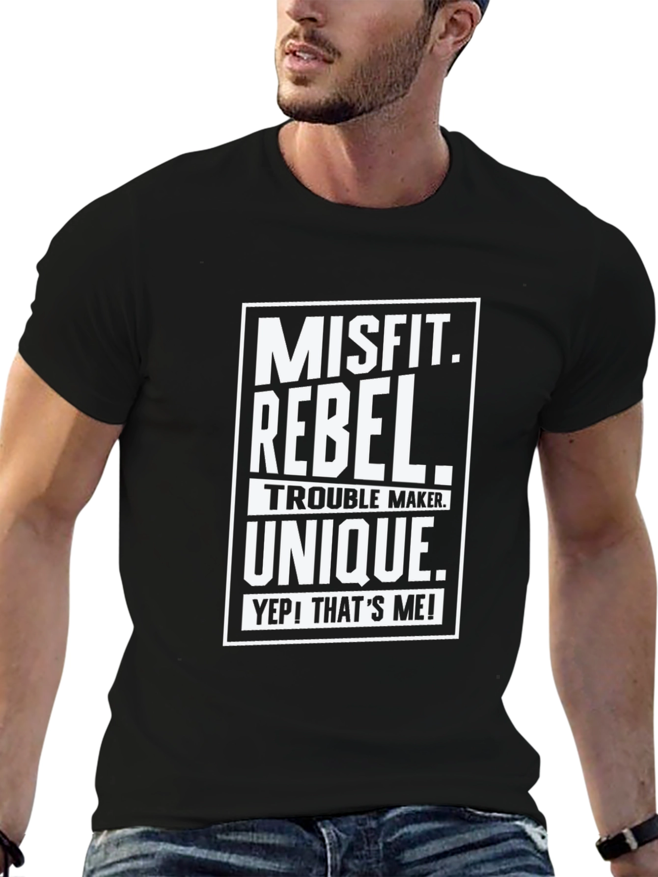 Misfit Rebel T-Shirt - Unique Graphic Tee