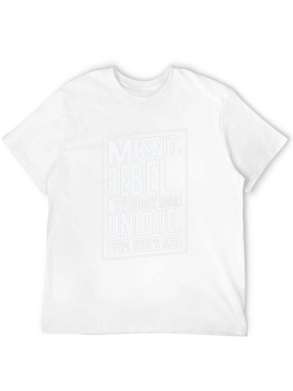 Misfit Rebel T-Shirt - Unique Graphic Tee