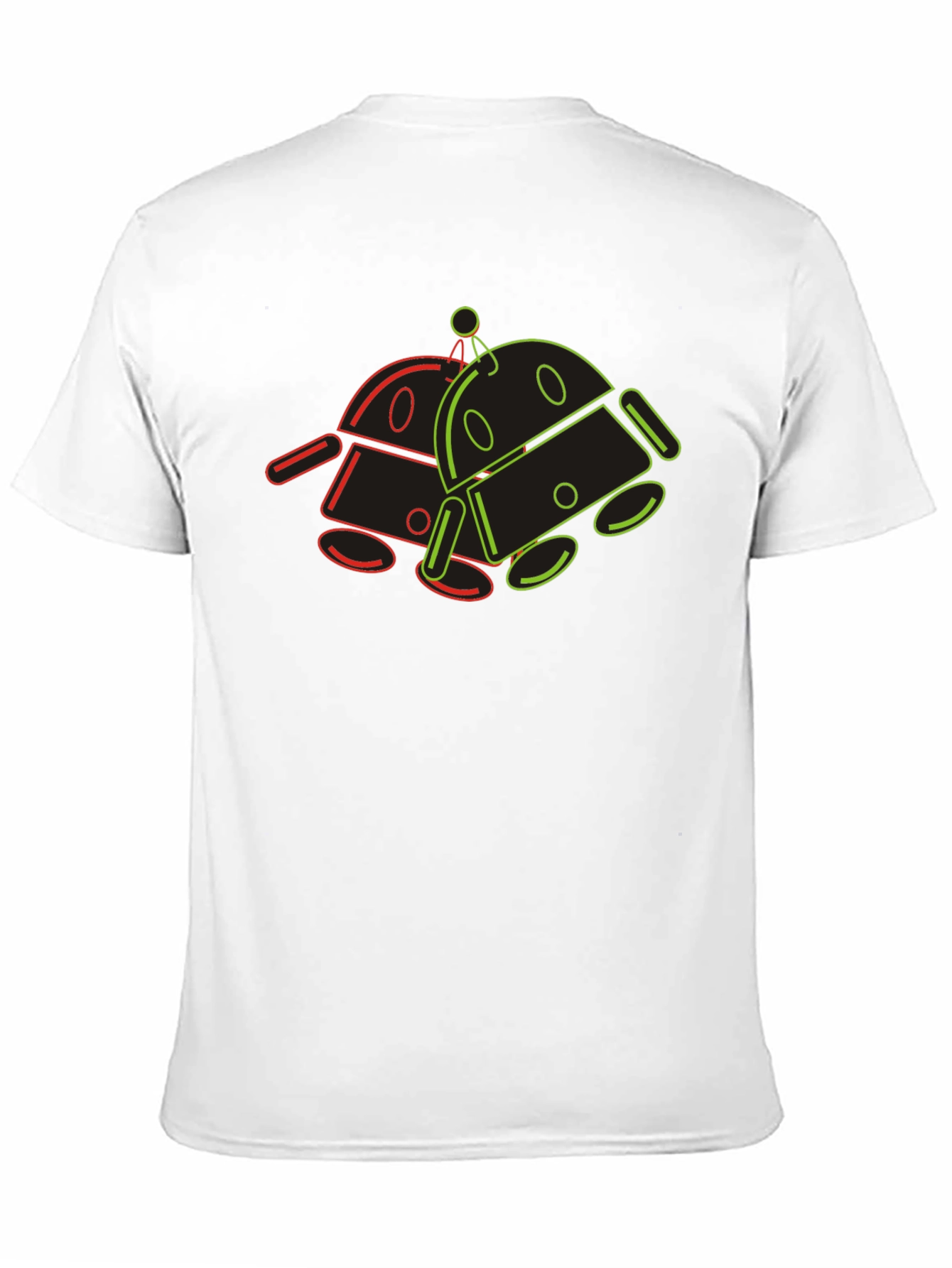 Retro Robot Graphic Tee - Cool Geek Style