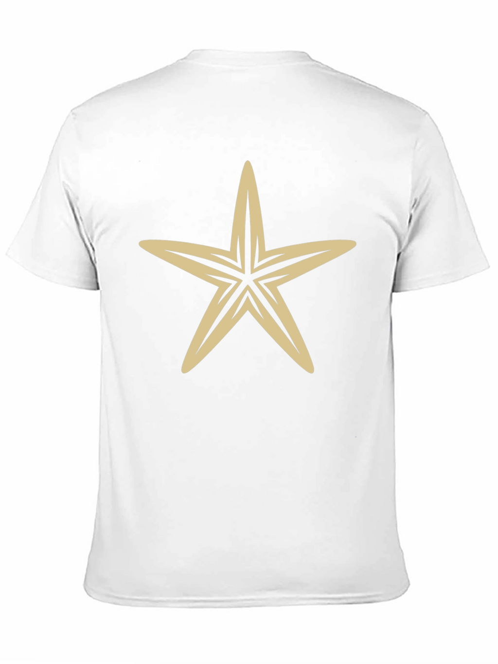 Starfish Graphic Tee - Black Cotton Blend Shirt
