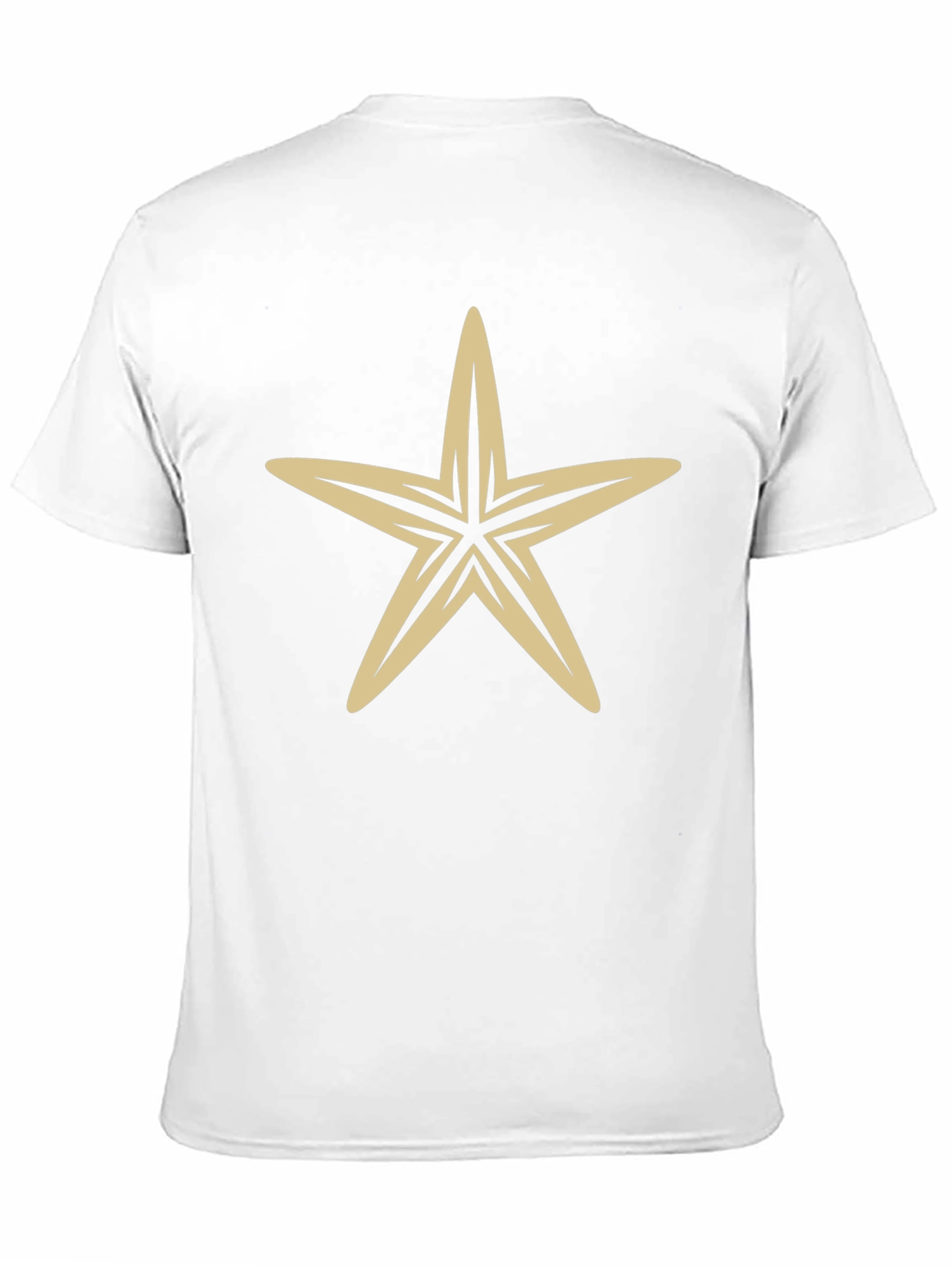 Starfish Graphic Tee - Black Cotton Blend Shirt