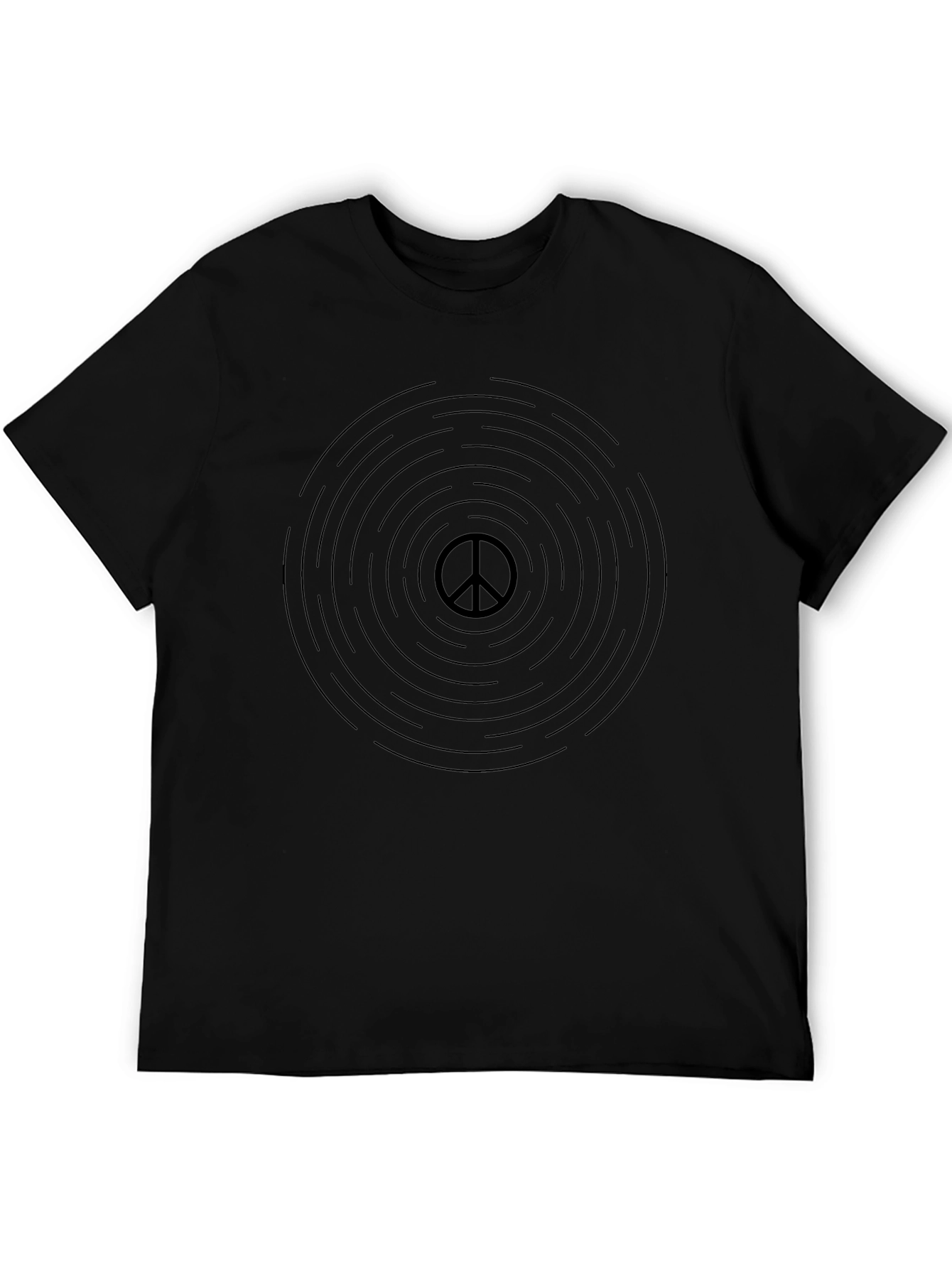 Peace Sign Circle Graphic Tee