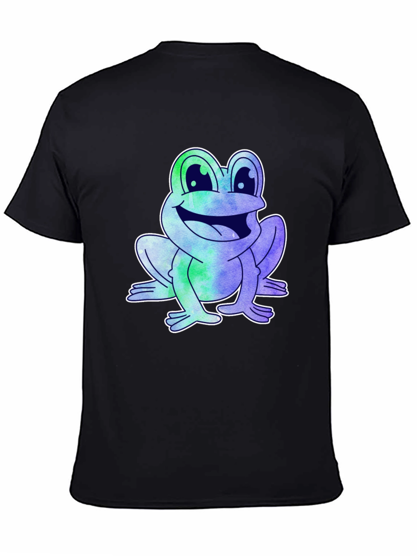 Fun Frog Graphic Tee - Mens Black T-Shirt