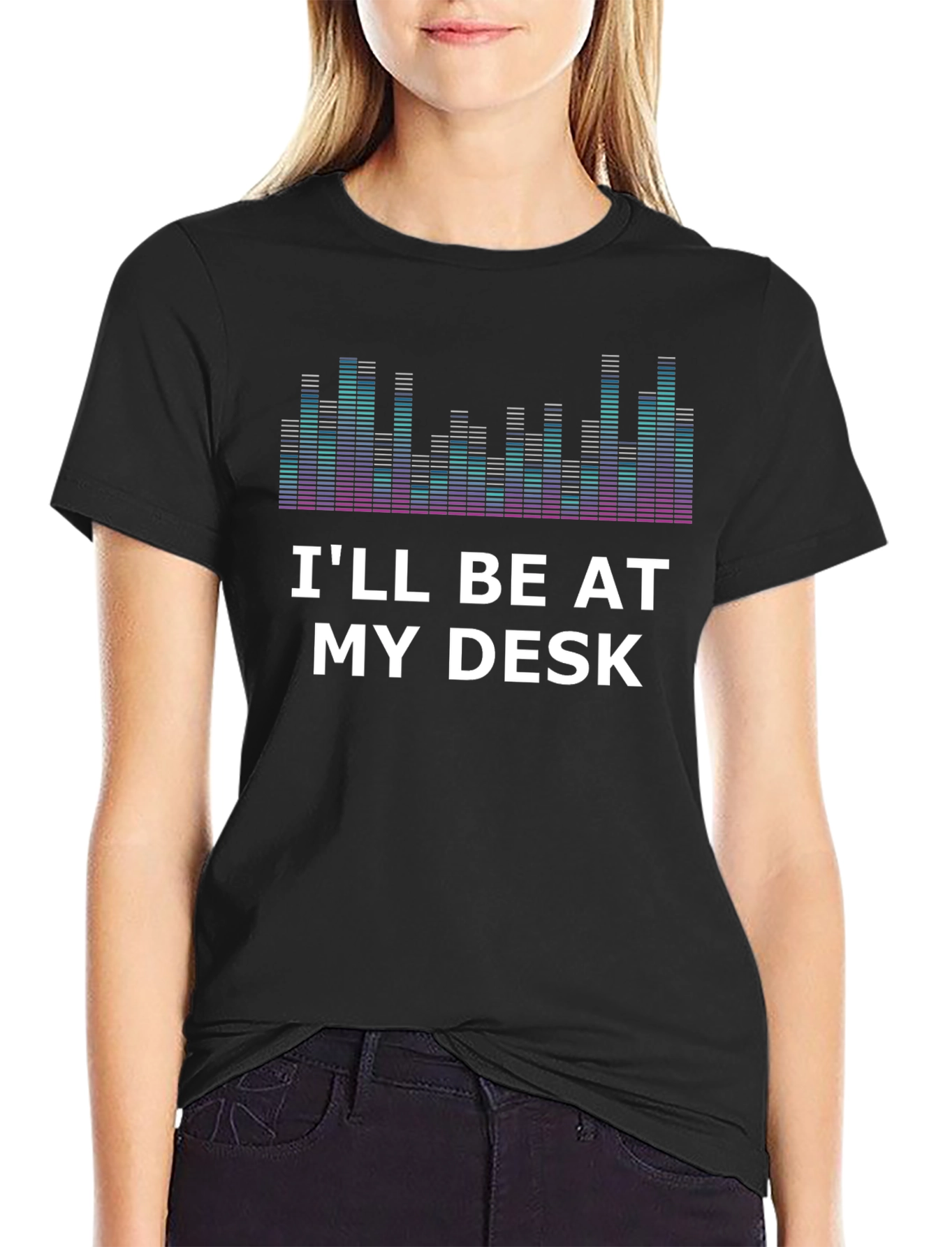 Ill Be At My Desk Graphic T-Shirt