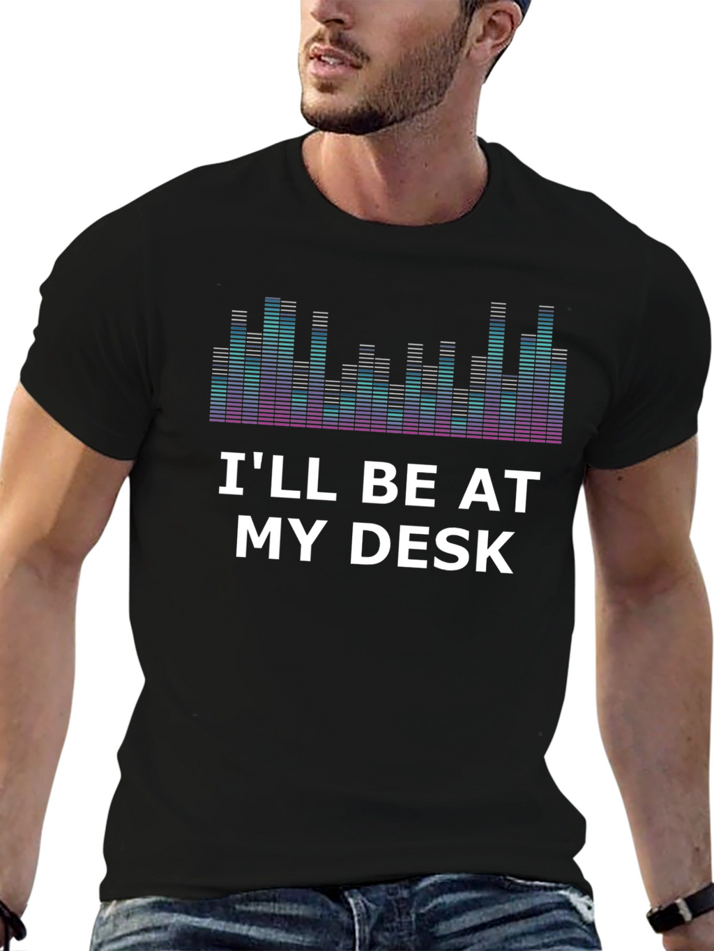 Ill Be At My Desk Graphic T-Shirt