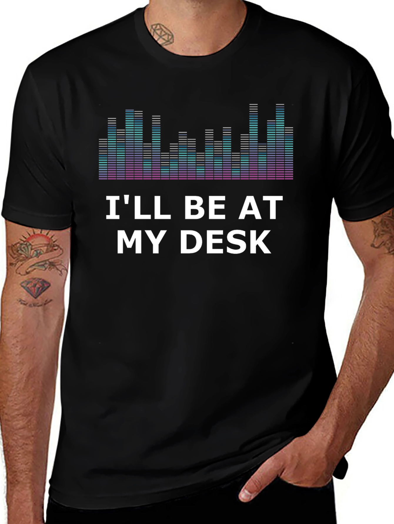 Ill Be At My Desk Graphic T-Shirt