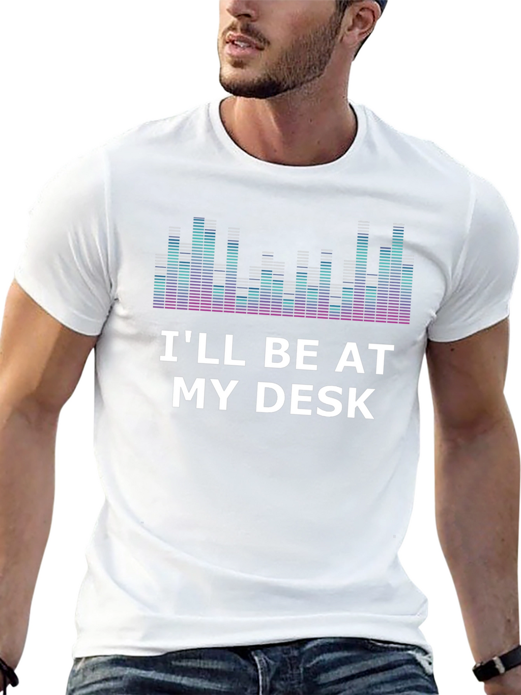 Ill Be At My Desk Graphic T-Shirt