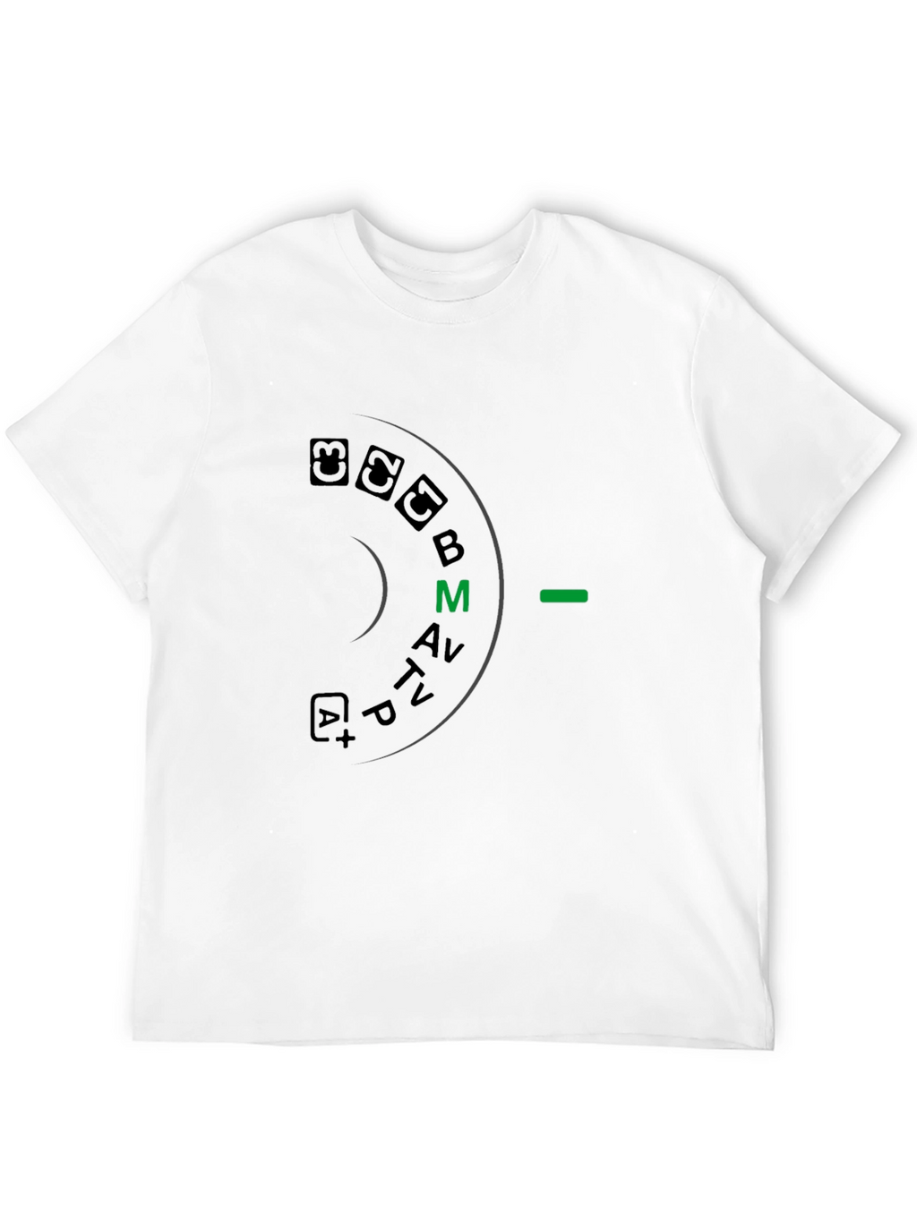 Camera Mode Dial Graphic T-Shirt - Photographer Apparel
