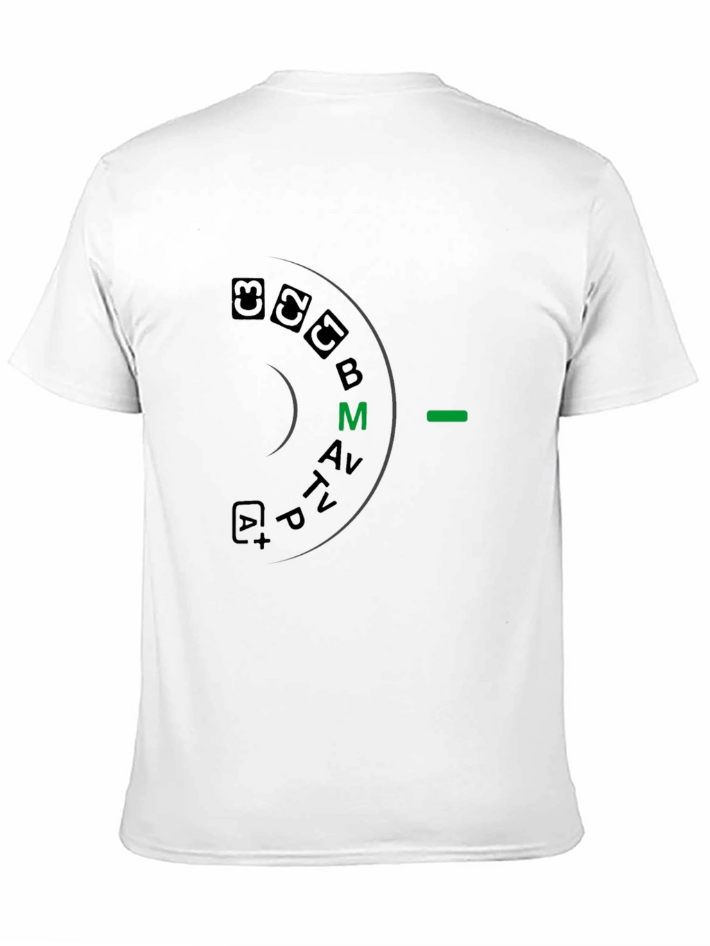 Camera Mode Dial Graphic T-Shirt - Photographer Apparel