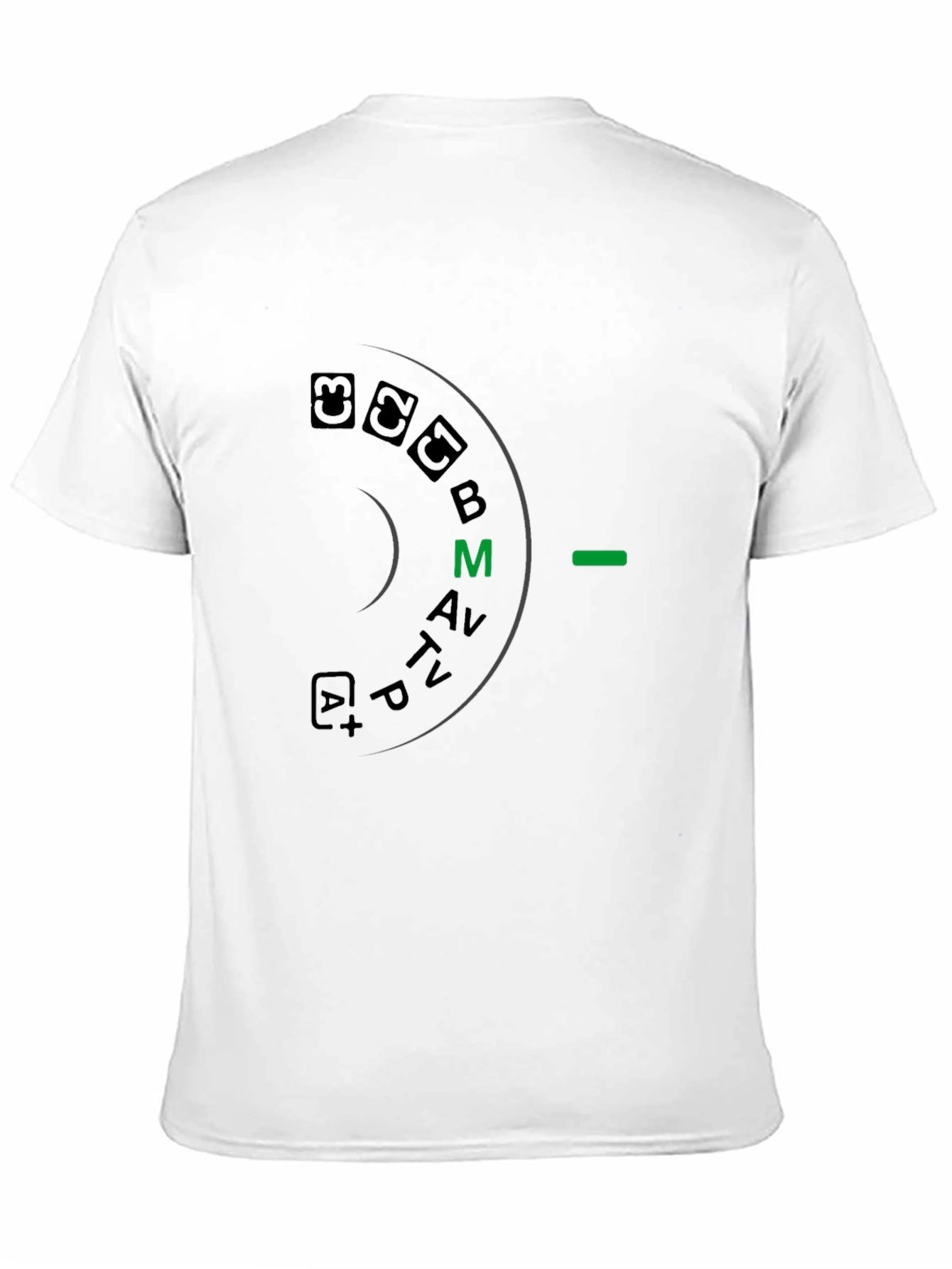 Camera Mode Dial Graphic T-Shirt - Photographer Apparel