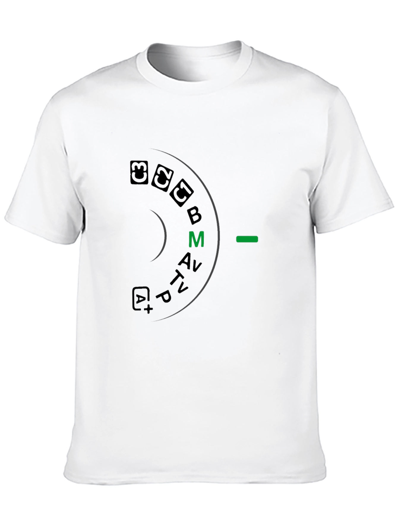 Camera Mode Dial Graphic T-Shirt - Photographer Apparel