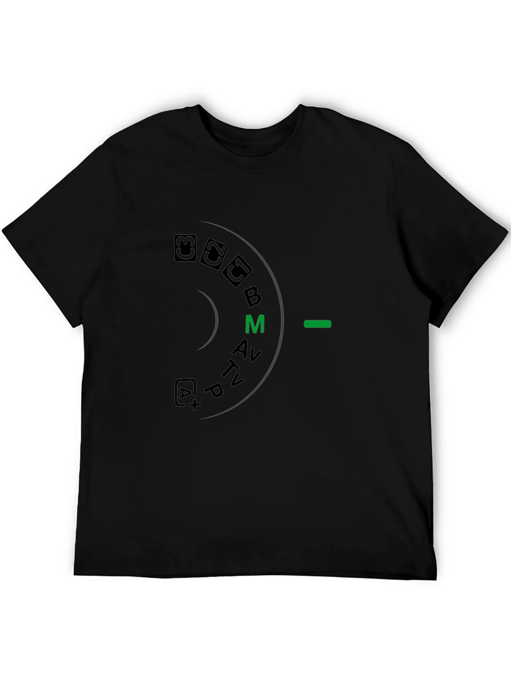 Camera Mode Dial Graphic T-Shirt - Photographer Apparel