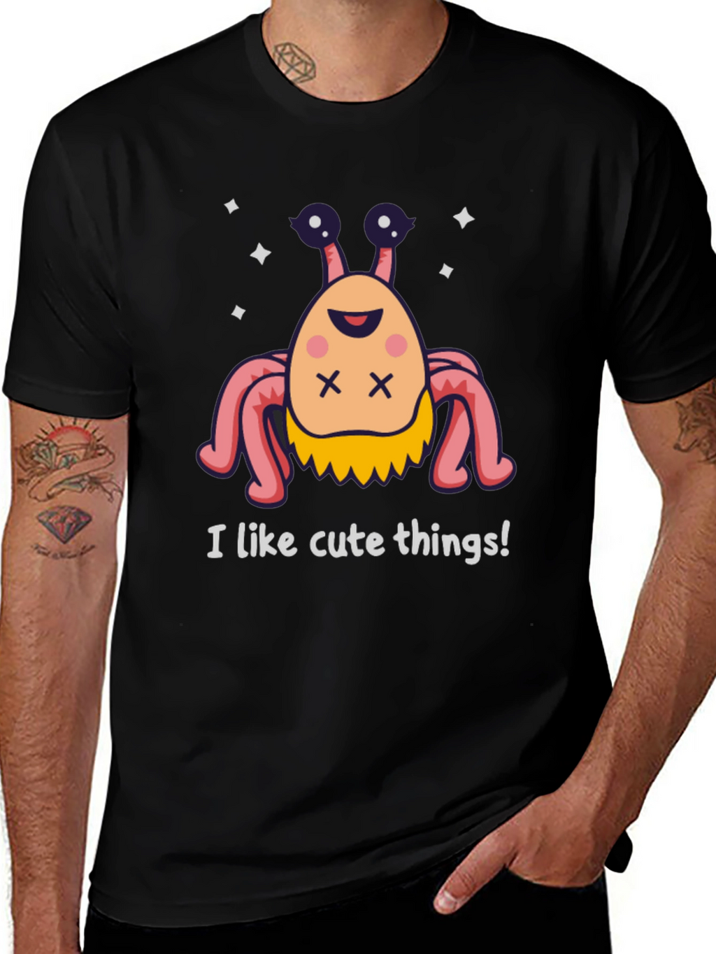 Cute Hermit Crab T-Shirt - I Like Cute Things!