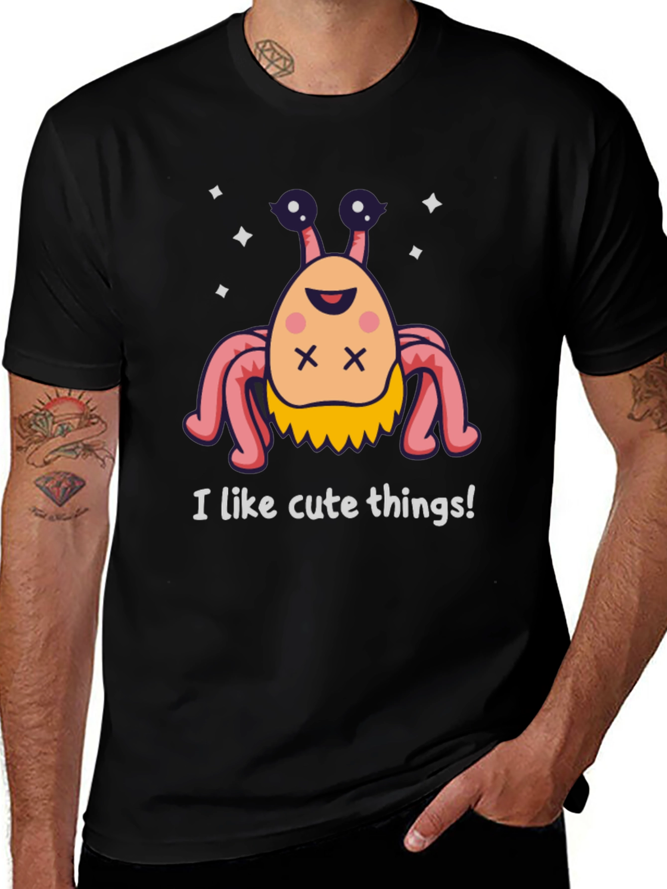 Cute Hermit Crab T-Shirt - I Like Cute Things!
