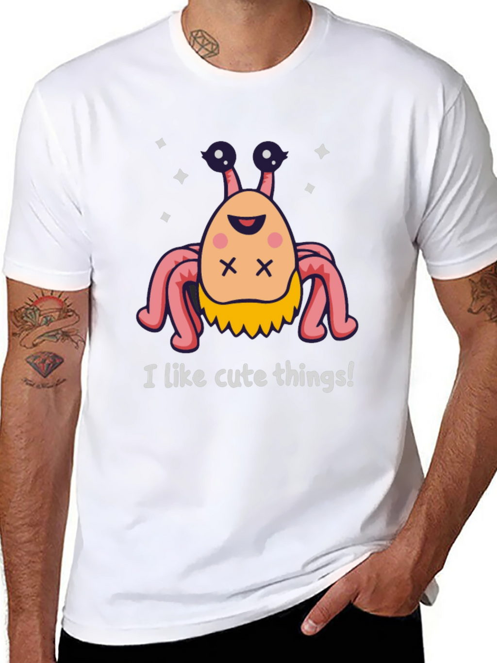 Cute Hermit Crab T-Shirt - I Like Cute Things!