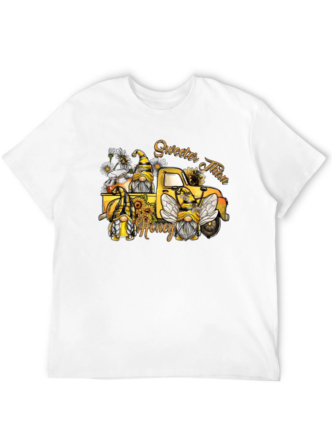 Sweeter Than Honey Bee Gnome Truck T-Shirt