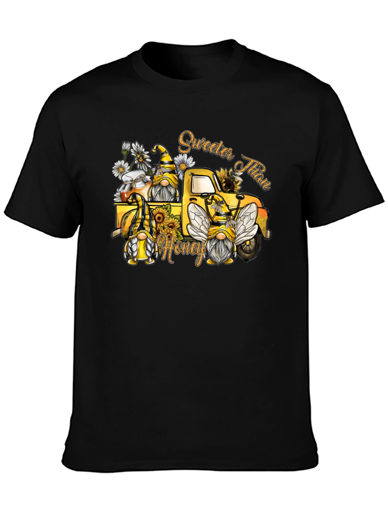 Sweeter Than Honey Bee Gnome Truck T-Shirt