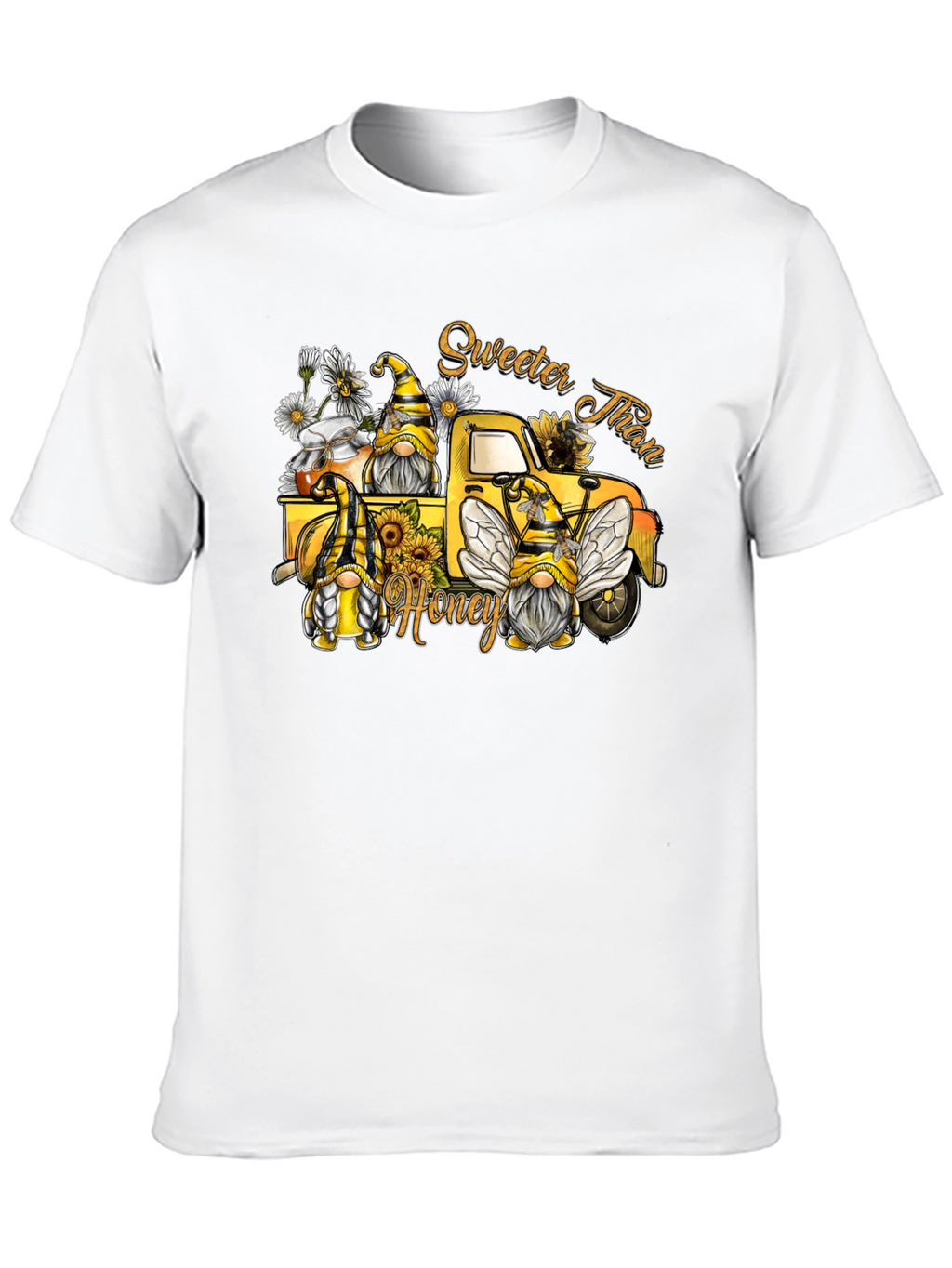 Sweeter Than Honey Bee Gnome Truck T-Shirt