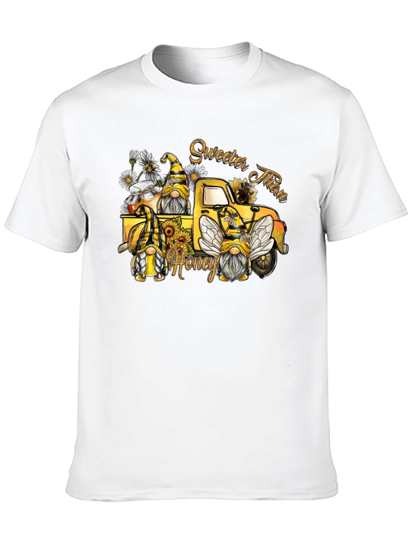 Sweeter Than Honey Bee Gnome Truck T-Shirt