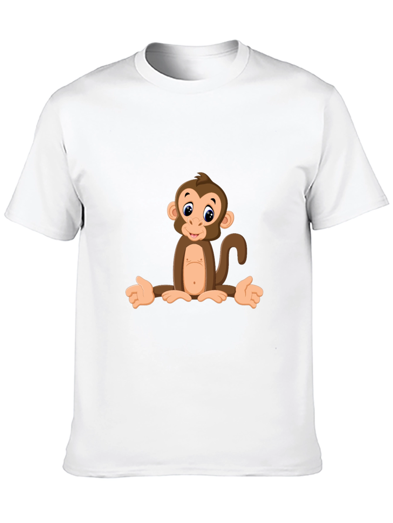 Monkey Graphic Print T-Shirt - Fun & Casual Wear