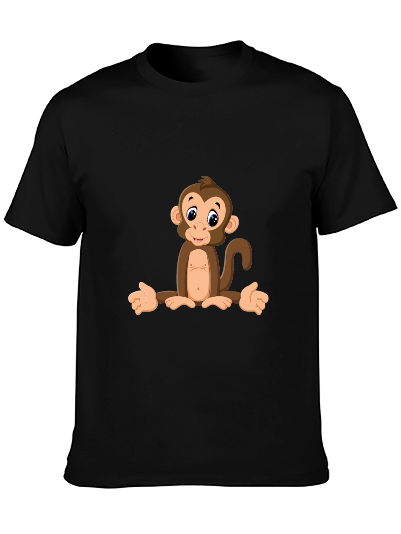 Monkey Graphic Print T-Shirt - Fun & Casual Wear