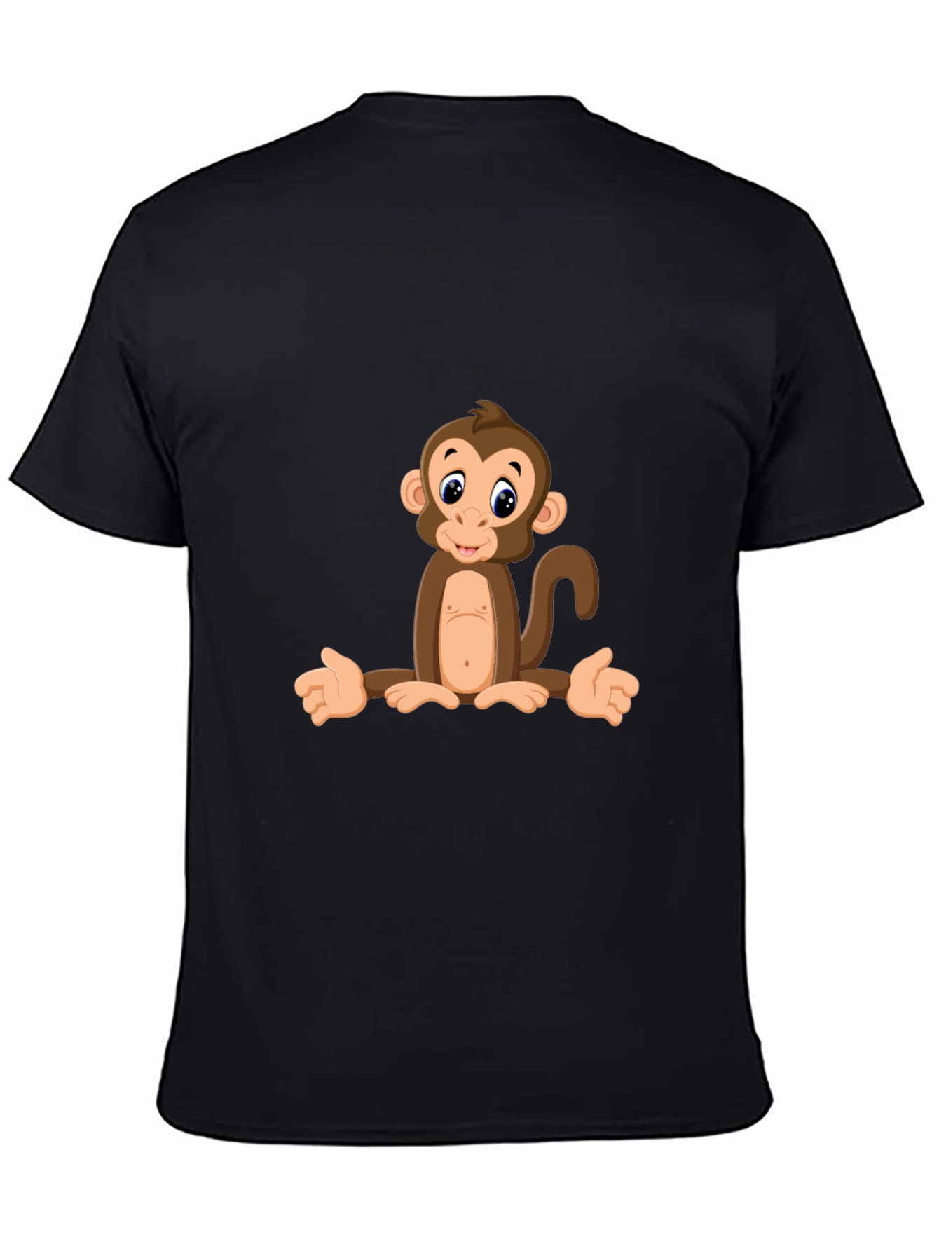 Monkey Graphic Print T-Shirt - Fun & Casual Wear