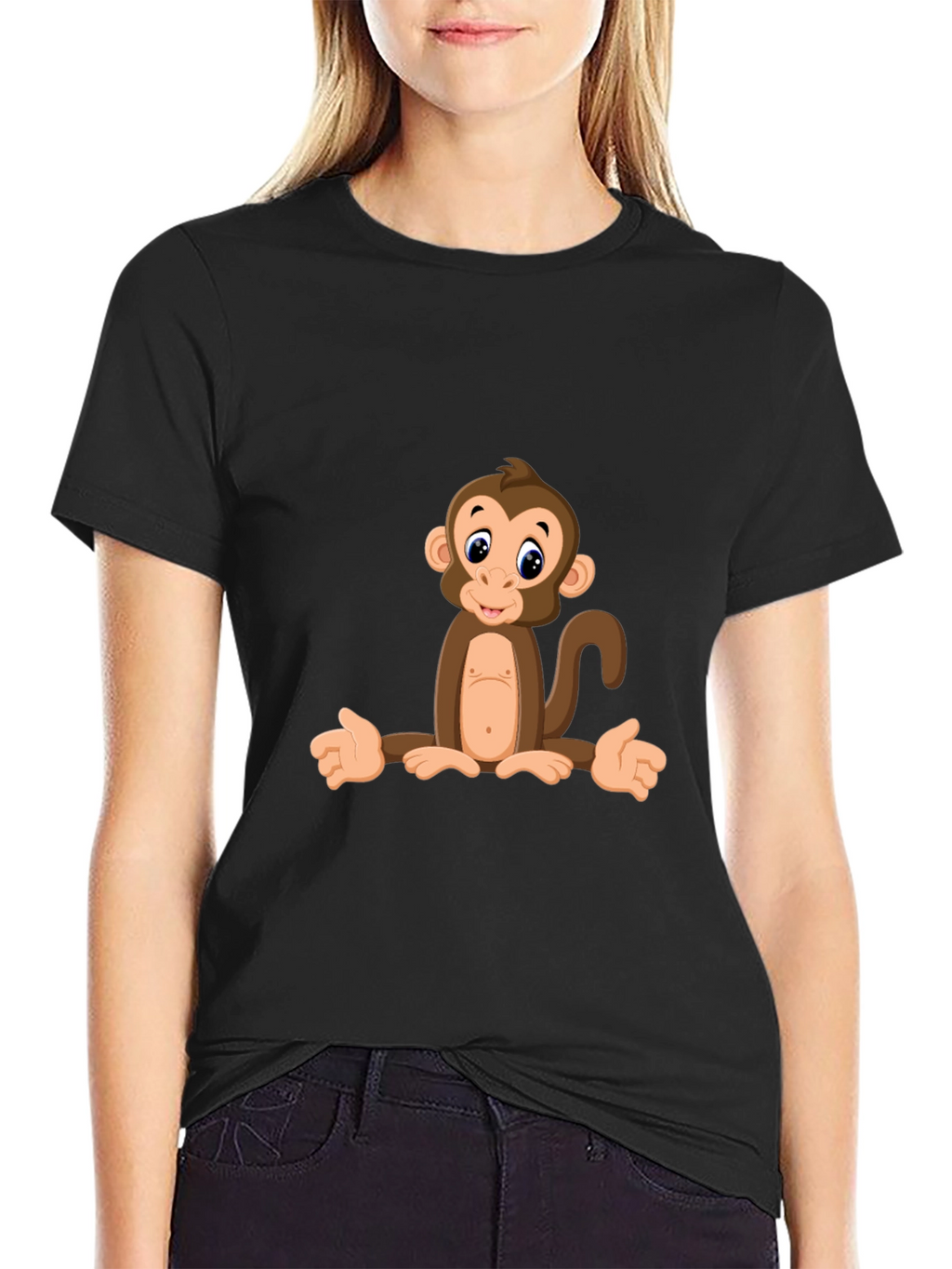 Monkey Graphic Print T-Shirt - Fun & Casual Wear