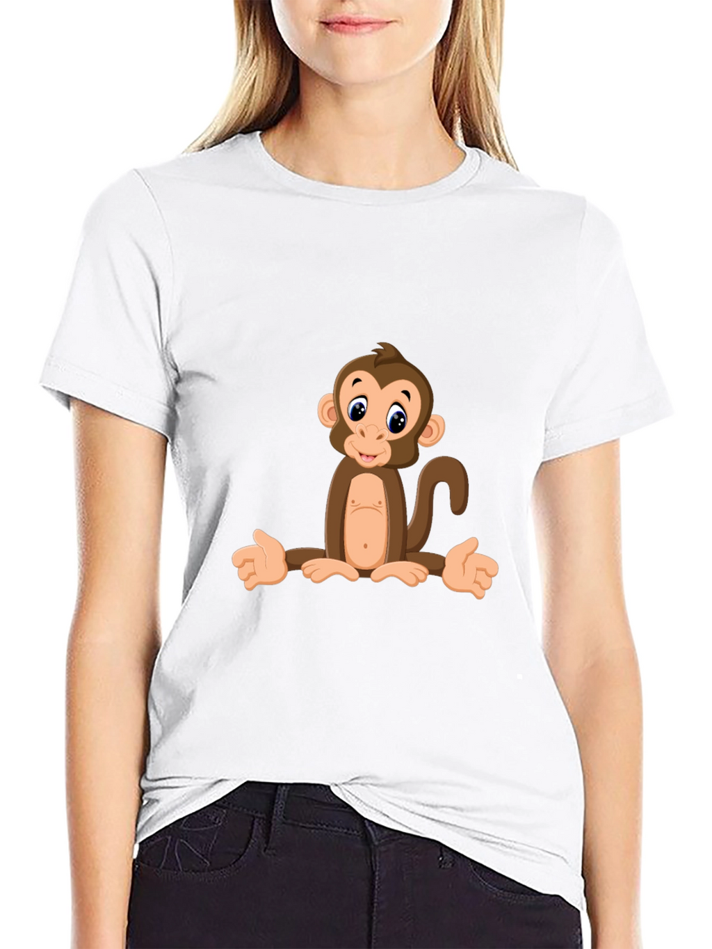 Monkey Graphic Print T-Shirt - Fun & Casual Wear