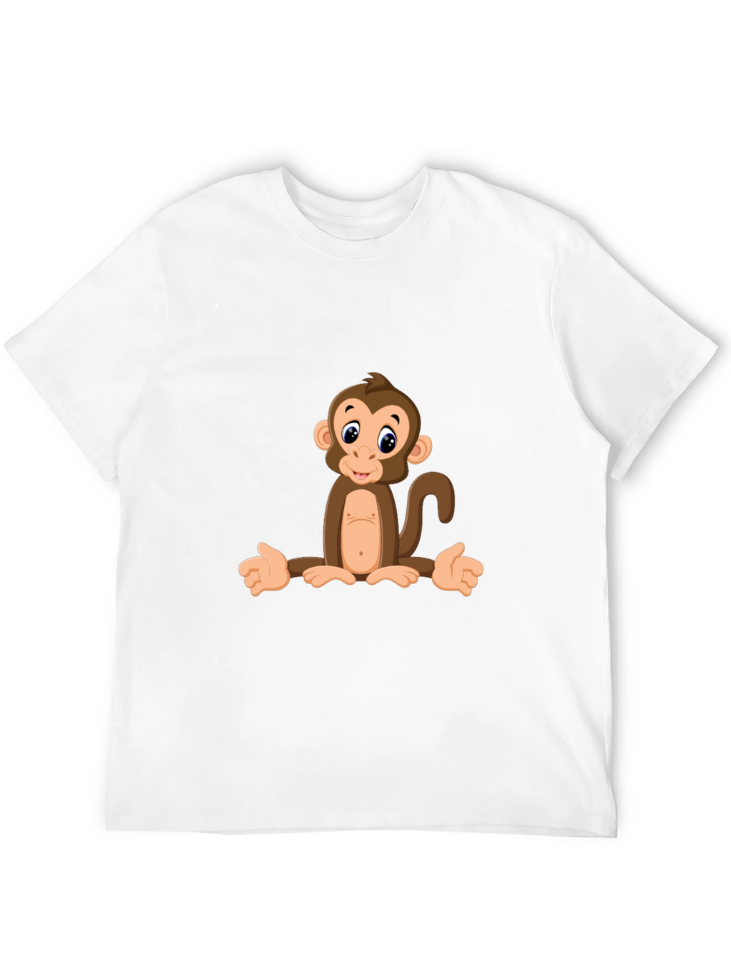 Monkey Graphic Print T-Shirt - Fun & Casual Wear