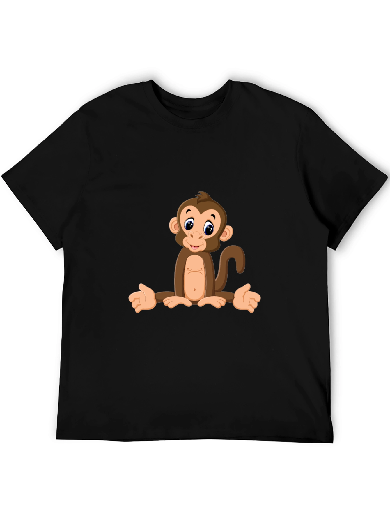 Monkey Graphic Print T-Shirt - Fun & Casual Wear