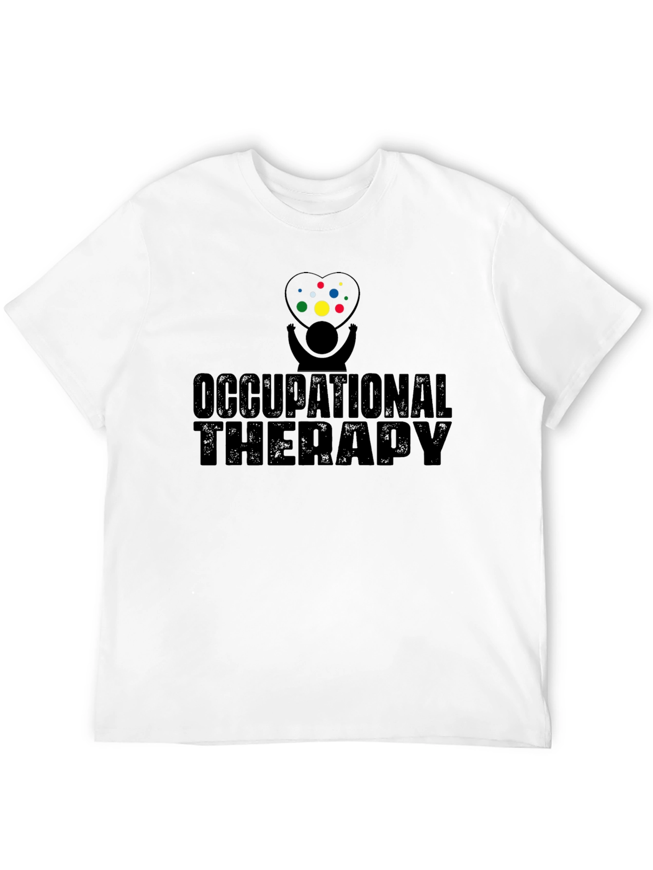 Occupational Therapy Heart Graphic Tee - Black