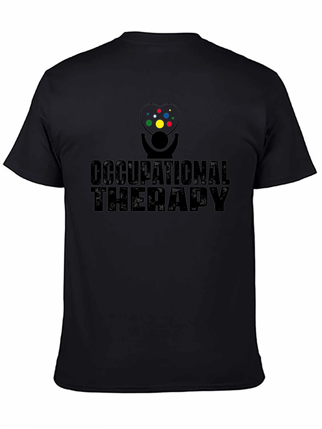 Occupational Therapy Heart Graphic Tee - Black