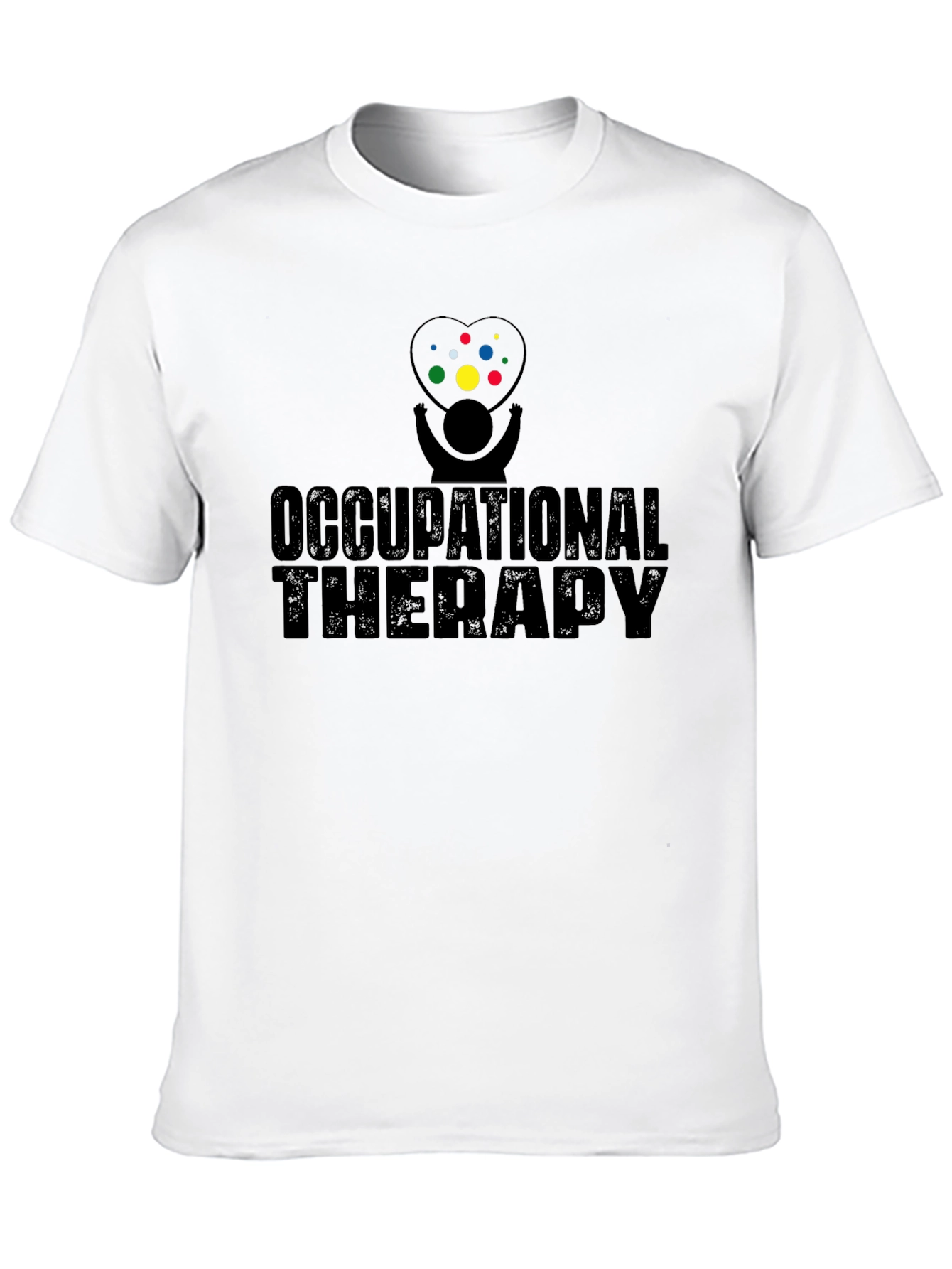 Occupational Therapy Heart Graphic Tee - Black