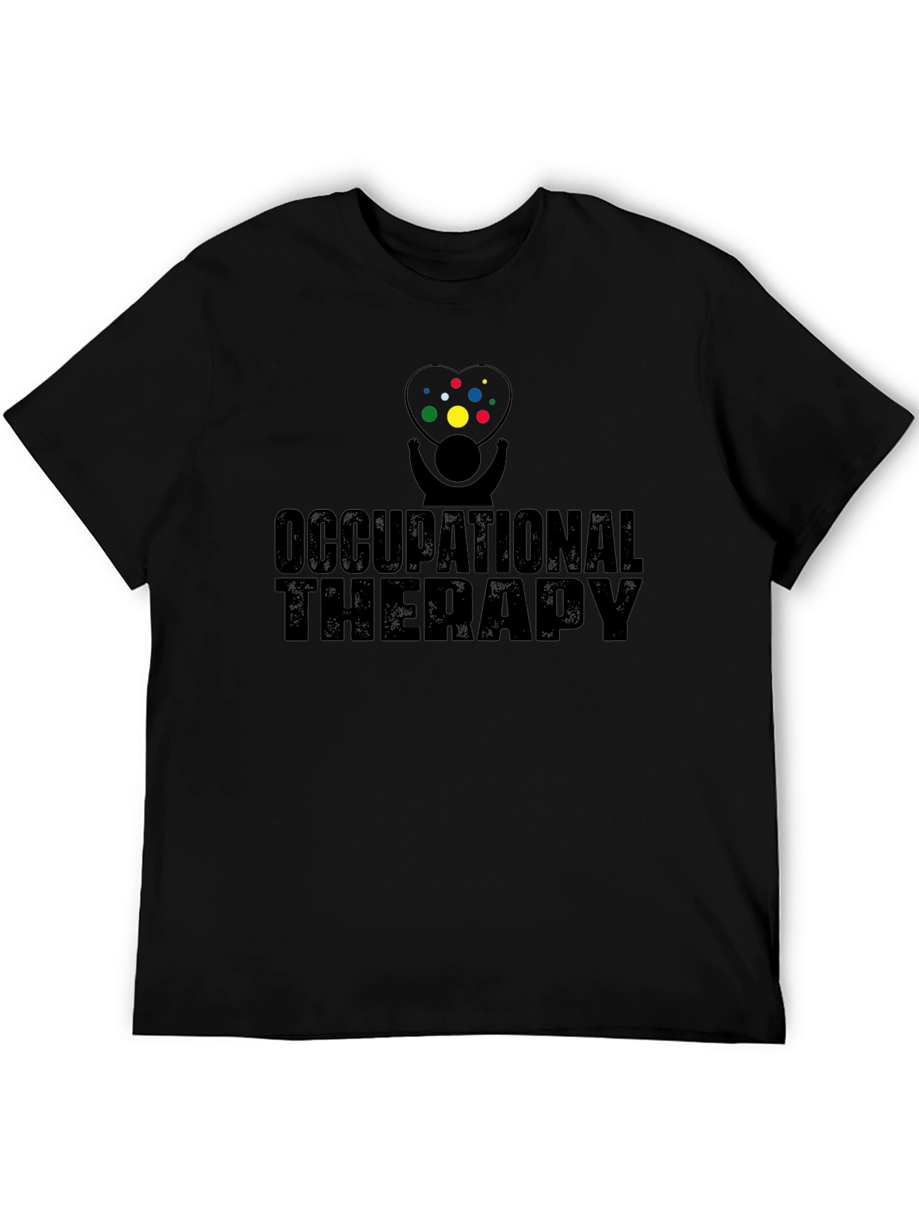 Occupational Therapy Heart Graphic Tee - Black