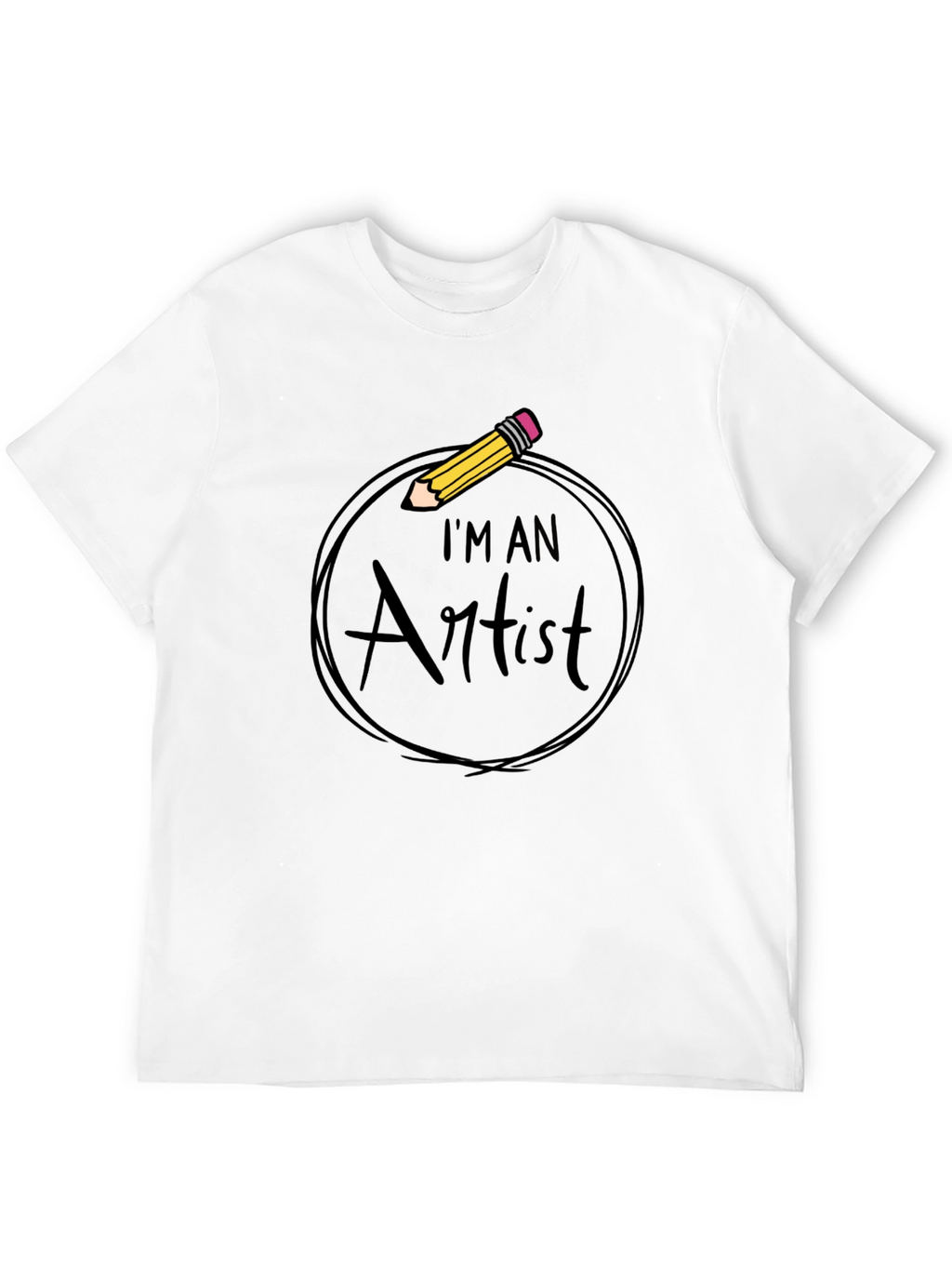 Im An Artist Graphic Tee - Black Cotton T-Shirt