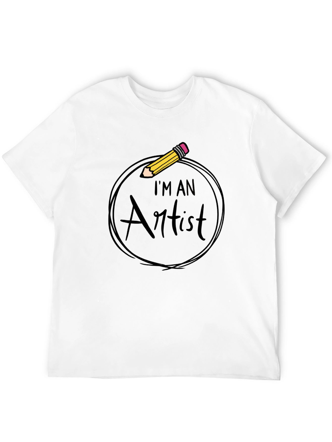 Im An Artist Graphic Tee - Black Cotton T-Shirt