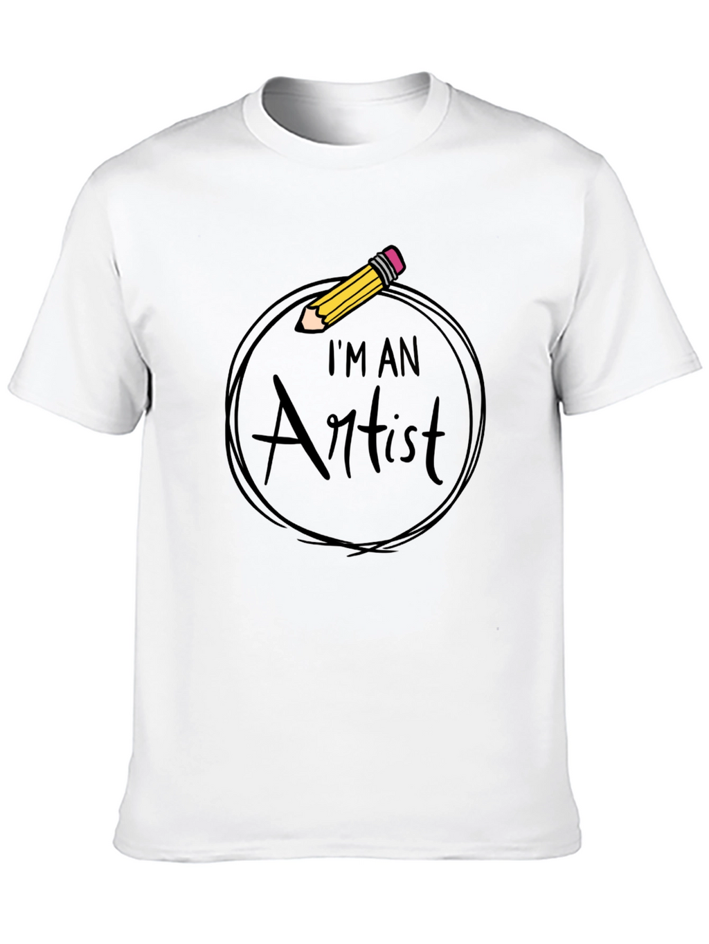 Im An Artist Graphic Tee - Black Cotton T-Shirt